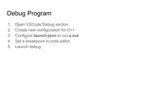 Configure Build & Debug of C program in VSCode (Linux) смотреть онлайн