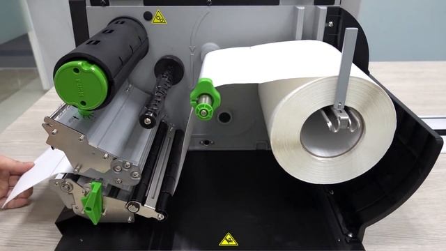 TSC MH261T Series Loading The Media And The Ribbon 1080p