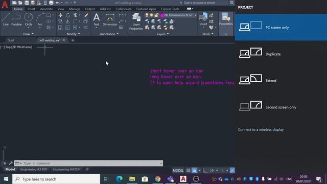 AutoCAD 2021 - Using the Command Wizard смотреть онлайн