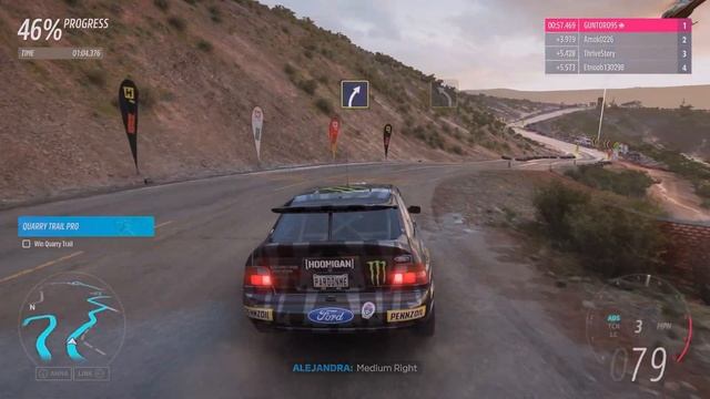 HOONIGAN FORD ESCORT COSWORTH 1991 RALLY ADVENTURE GAMEPLAY | FORZA HORIZON 5 смотреть онлайн