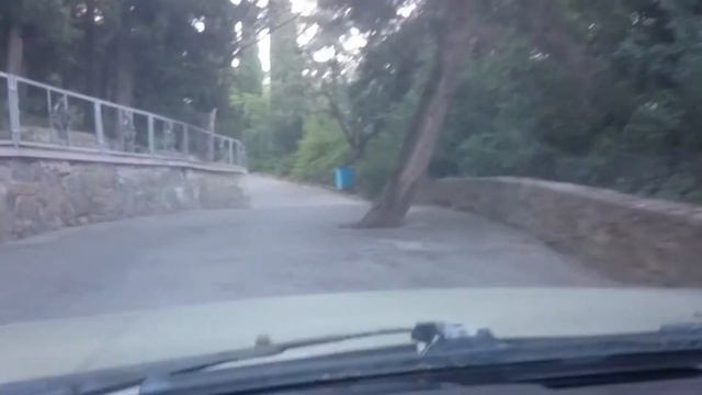 Деревья на Крымской дороге (Карабах, между Алуштой и Партенитом). смотреть онлайн