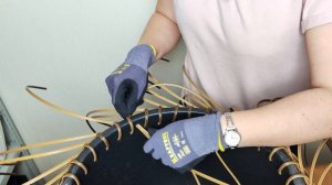 МК Ручки на кашпо из ротанга