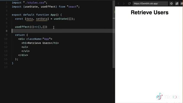 How to do an API call to get data in React смотреть онлайн