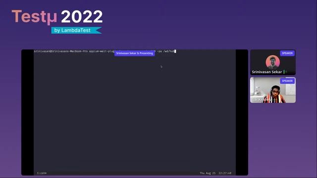 Appium: Endgame and What's Next? | Sai Krishna & Srinivasan Sekar | Testμ 2022 | LambdaTest ? смотреть онлайн