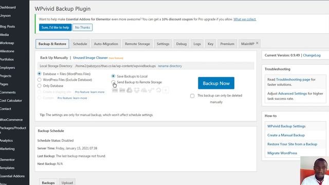 WPVivid Plugin Tutorial (2021) - Backup Your WordPress Website To Your Computer (FREE Plugin) смотреть онлайн