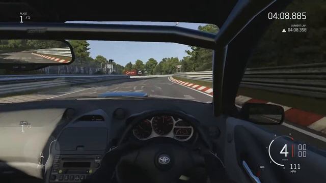 Forza 6 - 7:12.292 - 2003 Toyota Celica (AWD TT 875hp 2,795lbs) - Nürburgring Nordschleife смотреть онлайн