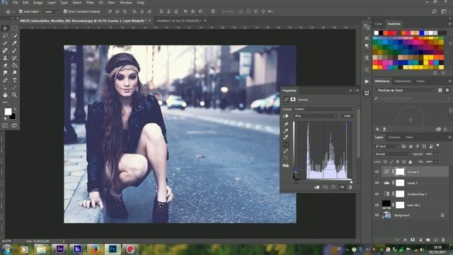 How To Make A Clean Photo Filter - Photoshop Tutorial. смотреть онлайн