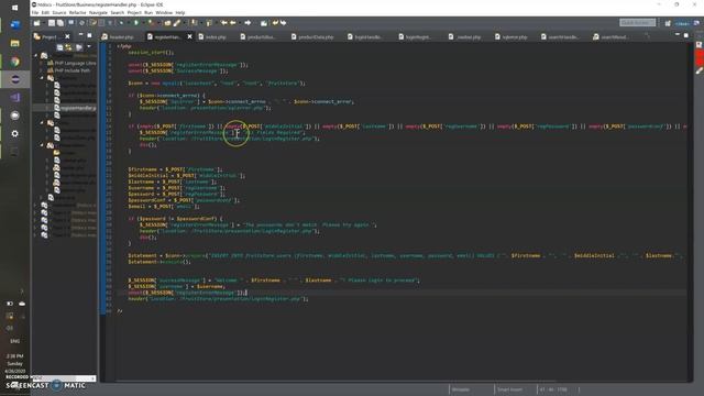 Login and Registration page | PHP MySQL CST-236 смотреть онлайн