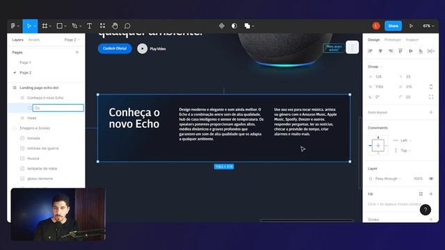 Como criar uma Landing page completa para produto físico - Tutorial Figma смотреть онлайн