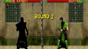 Play as "Real" Noob Saibot Mortal Kombat II Arcade