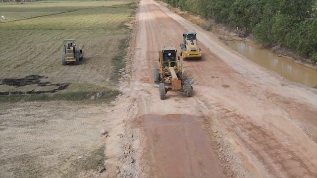 Best Processing Technique Motor Grader and Road Roller Building new Road смотреть онлайн