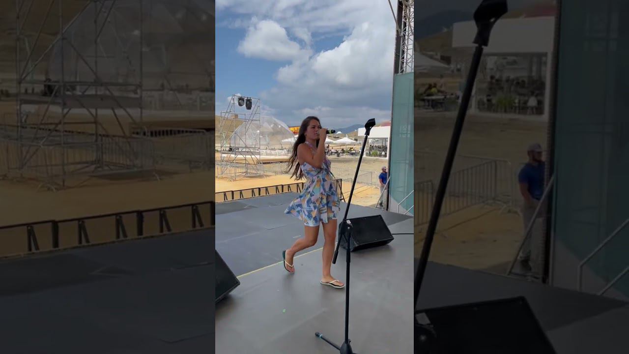 Julia Milows - Woman (sound check at a Tavrida.ART festival) rehearsals Doja cat cover смотреть онлайн