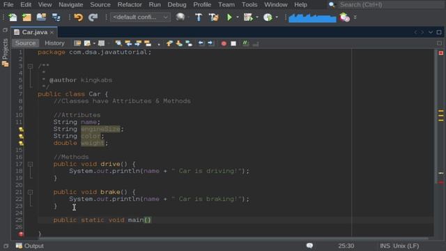 Learn Java - Classes & Objects смотреть онлайн