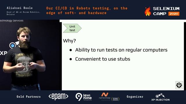 Our CI/CD in Robots testing, on the edge of soft- and hardware (Aliaksei Boole, Belarus) [RU] смотреть онлайн