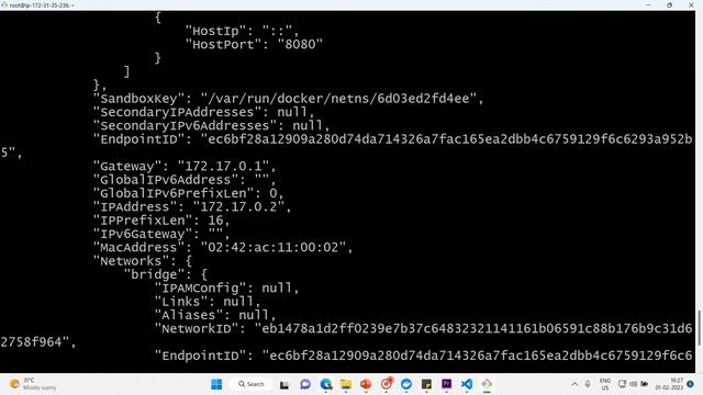 28 Inspecting docker images and containers смотреть онлайн