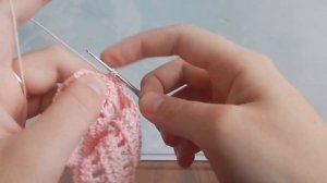 Одежда для кукол крючком. Ажурная туника.