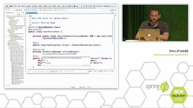Testing Spring Boot Applications - Phil Webb @ Spring I/O 2016 смотреть онлайн