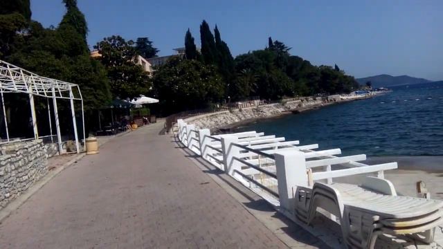 Прогулка по набережной Герцег Нови Черногория смотреть онлайн