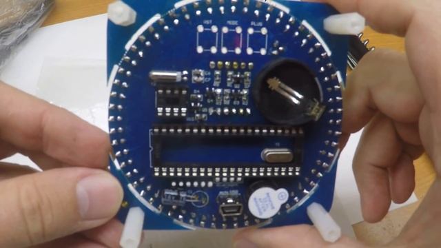 DIY DS1302 Светодиодные Часы (КИТ №6) smd смотреть онлайн