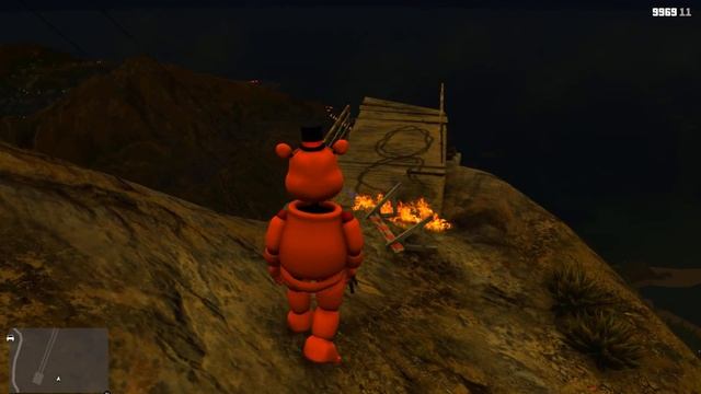 СИРЕНОГОЛОВЫЙ НАШЕЛ ФРЕДДИ В ЛОС САНТОСЕ SIREN HEAD found LOS SANTOS GTA 5 Mods смотреть онлайн