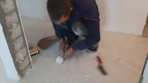 Наливной пол. Нивелирка. Самовыравнивающийся пол.