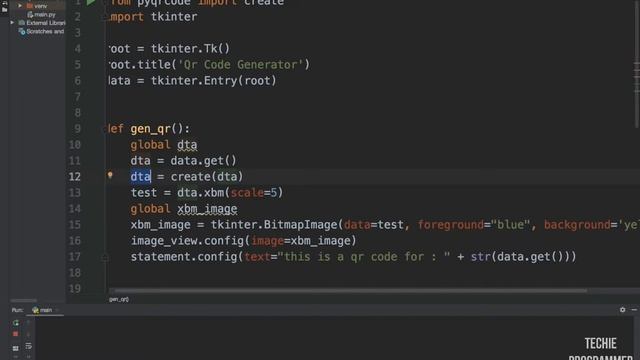Qr code generator using tkinter as GUI | making a qr code generator using python смотреть онлайн