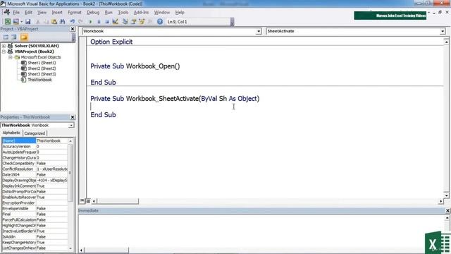 30. How To Create An Event || VBA Tutorial || Lecture || Microsoft Excel || смотреть онлайн