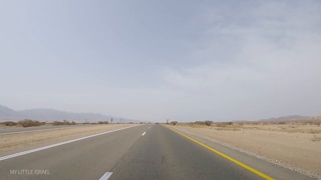 Driving through the Arava desert • from Yotvat to Eilat • ISRAEL 2023 смотреть онлайн