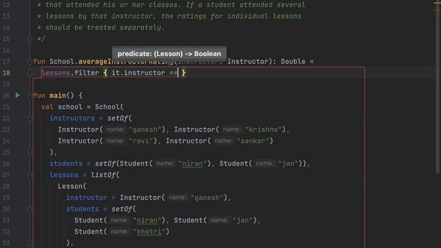 Kotlin - find average rating in School using flatMap super easy programming смотреть онлайн