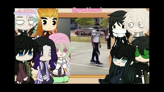 Hashira's React To Tiktok videos about them! || Gacha Club || Kny смотреть онлайн