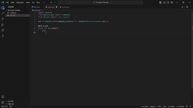 Discord Bot Setup In Python смотреть онлайн