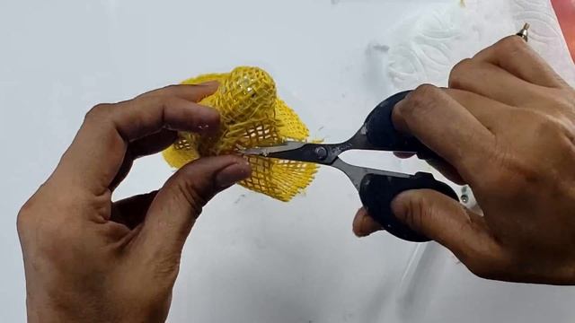 Beautiful Bird Nest. Make A Bird Nest Using Old Newspaper. Burlap Fabric Bird.Learn How To Make Bir