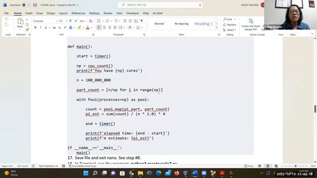 CIS30E Lab 8: Parallel Processing in Python смотреть онлайн
