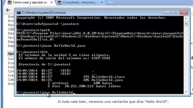 Cómo crear y ejecutar un programa Java - Crear Archivo JAR Ejecutable смотреть онлайн