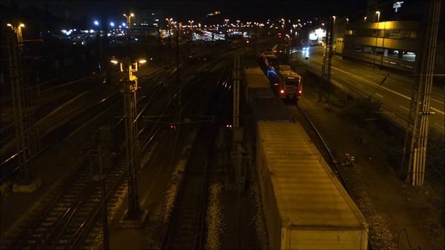Würzburg: Parcel-Intercitys von München & Stuttgart nach Hamburg zusammenrangieren, Okt. 2016 смотреть онлайн