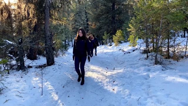 Winter Hike at Lake Lillian, BC смотреть онлайн