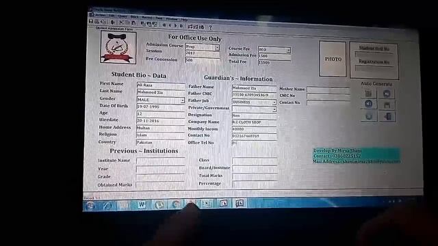 Oracle Base Middle School Registration Form смотреть онлайн