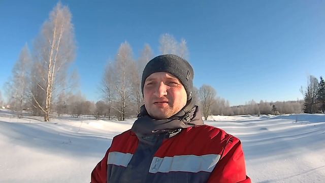Мотобуксировщик Истем по глубокому снегу смотреть онлайн