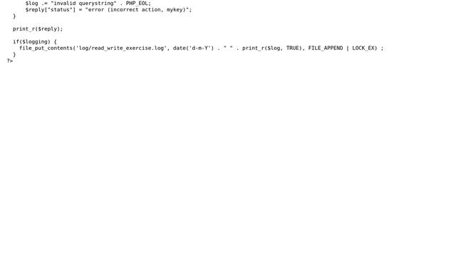 Code Review: PHP exercise to read or write database values смотреть онлайн