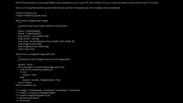 Python :Combine several images horizontally with Python(5solution) смотреть онлайн