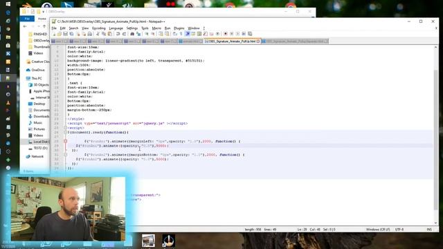 Create Powerful Animated OBS Overlays with HTML, CSS, and jQuery смотреть онлайн