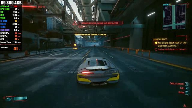 R9 380 4GB | Cyberpunk Patch 1.6 - 1080p low, FSR All Presets смотреть онлайн