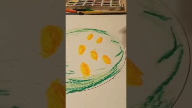 Занятие 6. Тема: «Букет ромашек. Рисование восковыми мелками и акварелью» смотреть онлайн