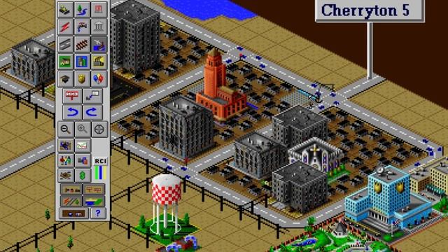 SimCity 2000 - Gameplay (PC/HD) смотреть онлайн
