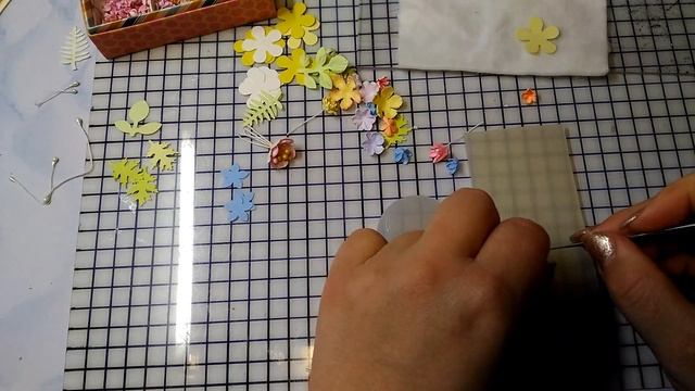 Быстрые мини-цветы для скрапбукинга своими руками смотреть онлайн