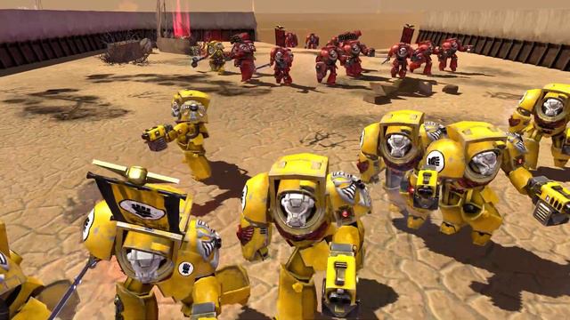 Blood Angels and Imperial Fists vs Black Legion - Codex Mod - Warhammer 40K DOW 2 Retribution смотреть онлайн