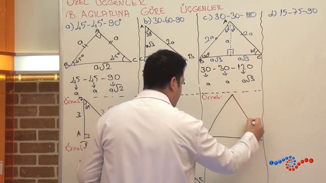 Geometri - 30-30-120 Üçgeni Nasıl Olur ? смотреть онлайн