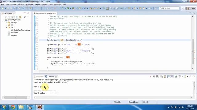 How to get the Keys and corresponding Values from the HashMap? | Java Collection Framework смотреть онлайн