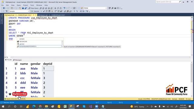 DAY32 STORED PROCEDURE IN SQL SERVER|| HOW TO CREATE PARAMETERS IN STORED PROCEDURES смотреть онлайн