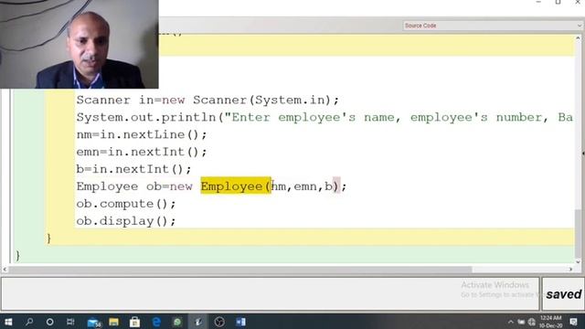 ICSE class 10 Computer Applications, Java programs on Constructor смотреть онлайн